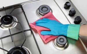 Pitted Glass Stove Top