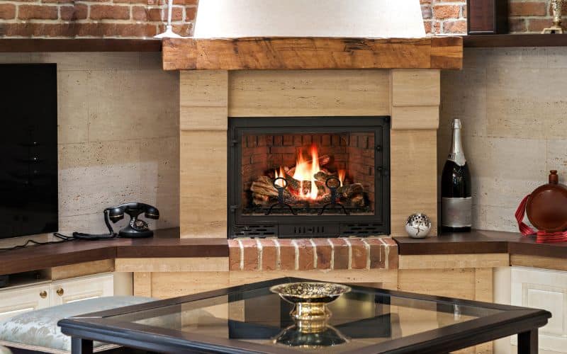 How to Cover a Brick Fireplace with Shiplap
