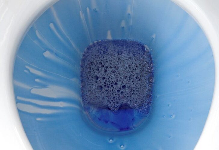 How to Get Rid of Blue Toilet Water