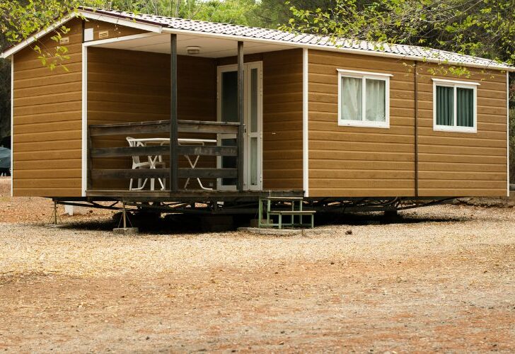 Here Is How To Move A Mobile Home Without Axles!