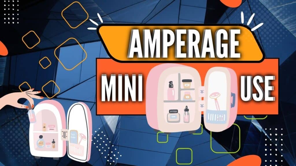 amps mini fridge use